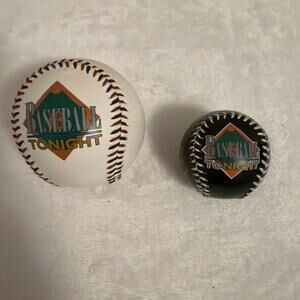 ESPN Baseball Tonight Miniature Souvenir Promotional Baseball W/ Quotes Schwerve